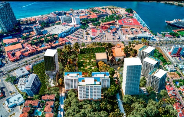 Vista aerea de Zoho 360 Puerto Vallarta