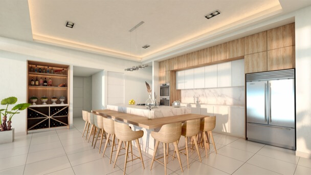 Departamentos diseñados con un estilo moderno